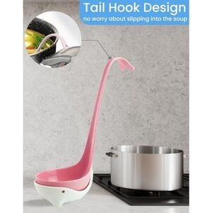 Pink Whale-Shaped Soup Ladle